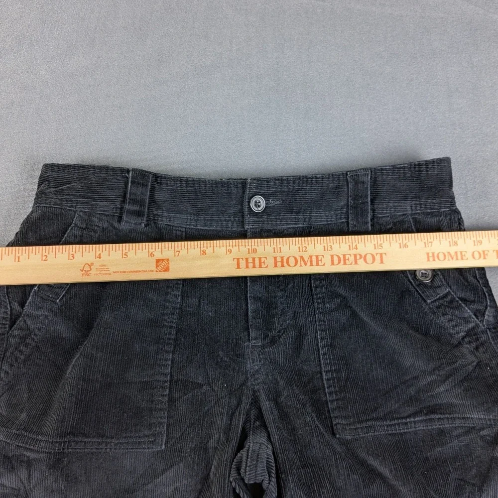 Columbia Pants Womens 12 Black AL8602 Corduroy Straight Leg Outdoor Stretch